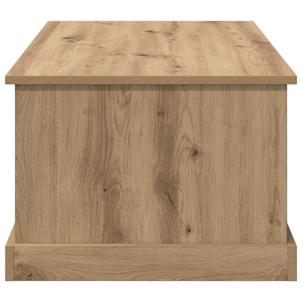 Klubska miza Umetni hrast 90 x 50 x 35 cm Inženirski les - slika 7
