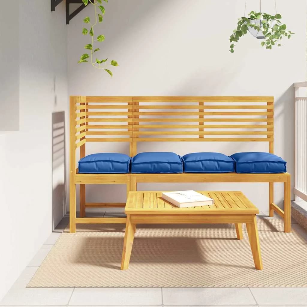 Blazina 4 kos Oxford tkanina Kraljevo modra 40 x 40 x 8 cm