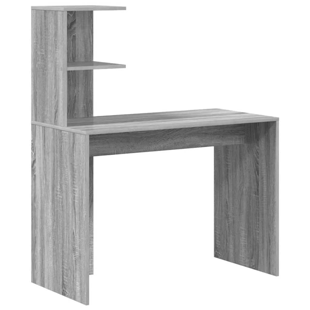 Miza Siva Sonoma Inženirski les 102 x 50 x 124 cm - slika 2