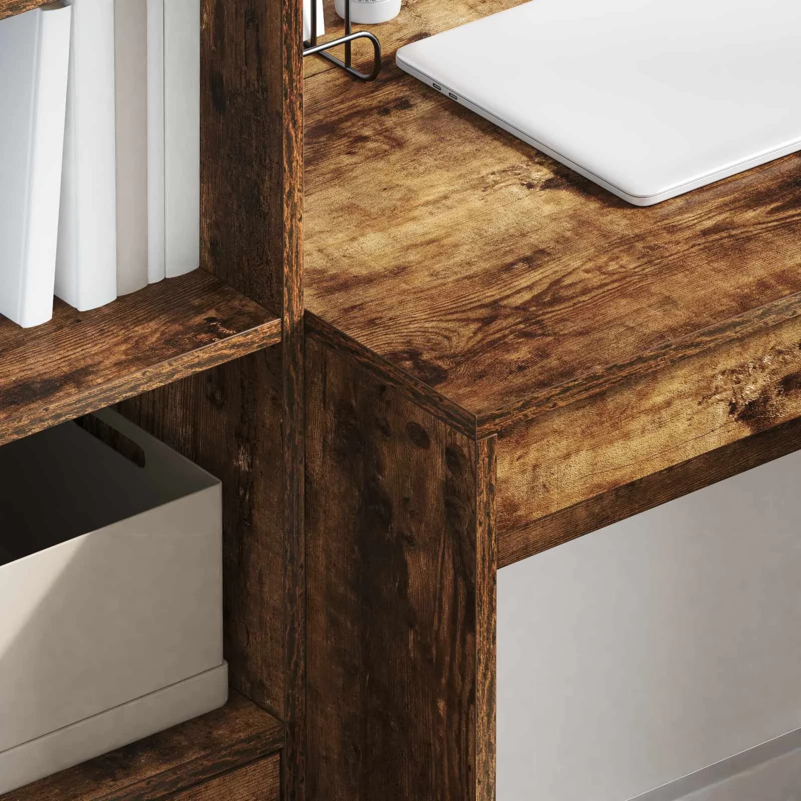 Miza Dimljeni oreh 125,5 x 50 x 127 cm 2 kos - slika 4