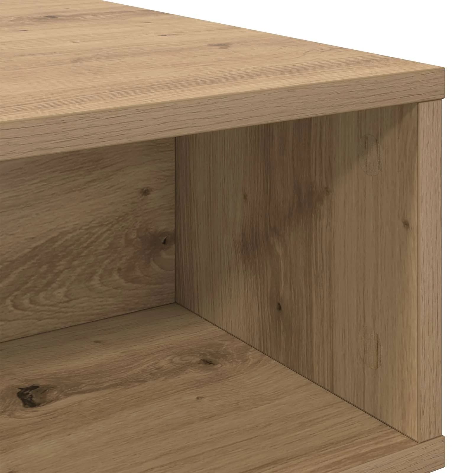 Klubska miza Umetni hrast 100 x 46 x 35 cm Inženirski les - slika 8