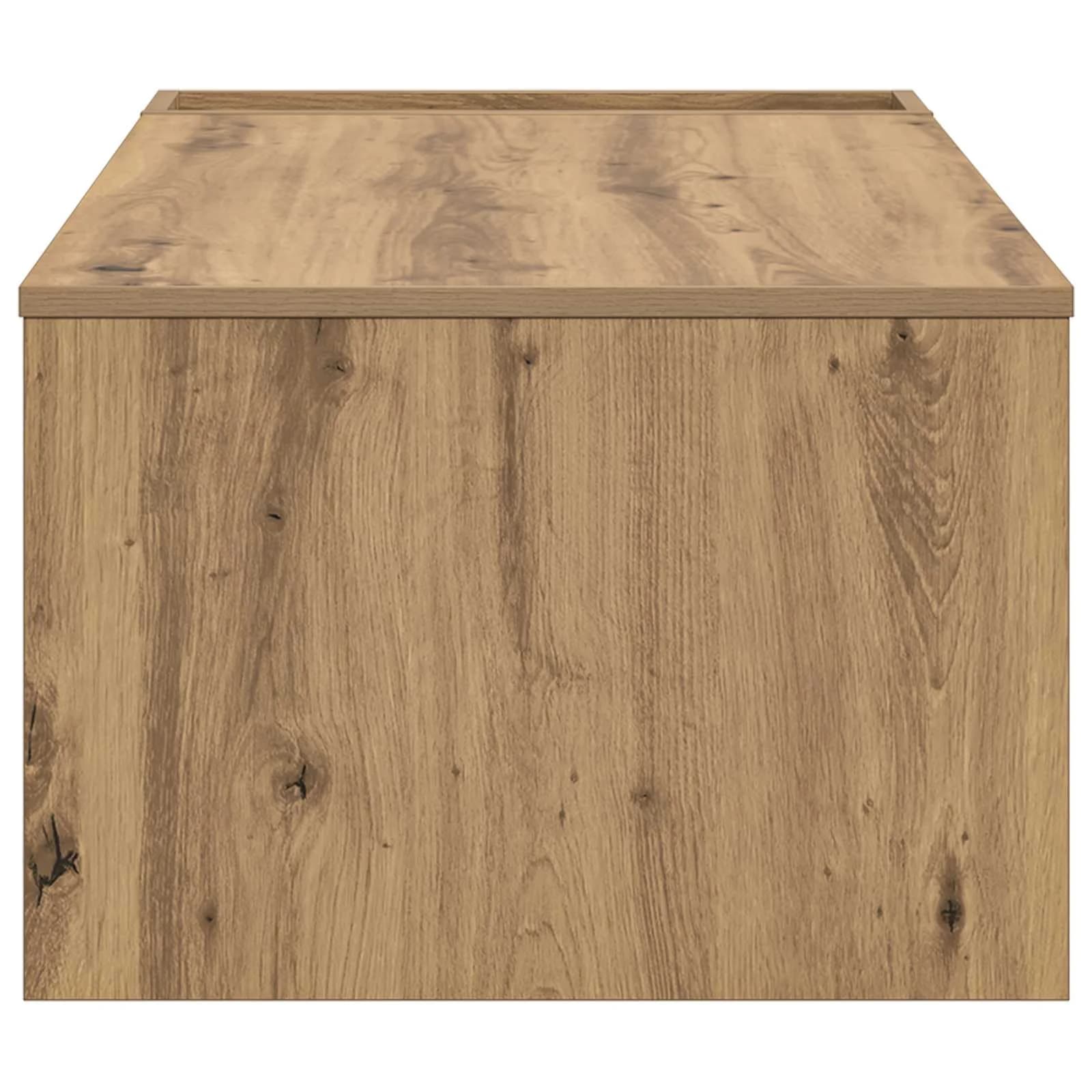 Klubska miza Umetni hrast 95 x 50 x 34 cm Inženirski les - slika 6