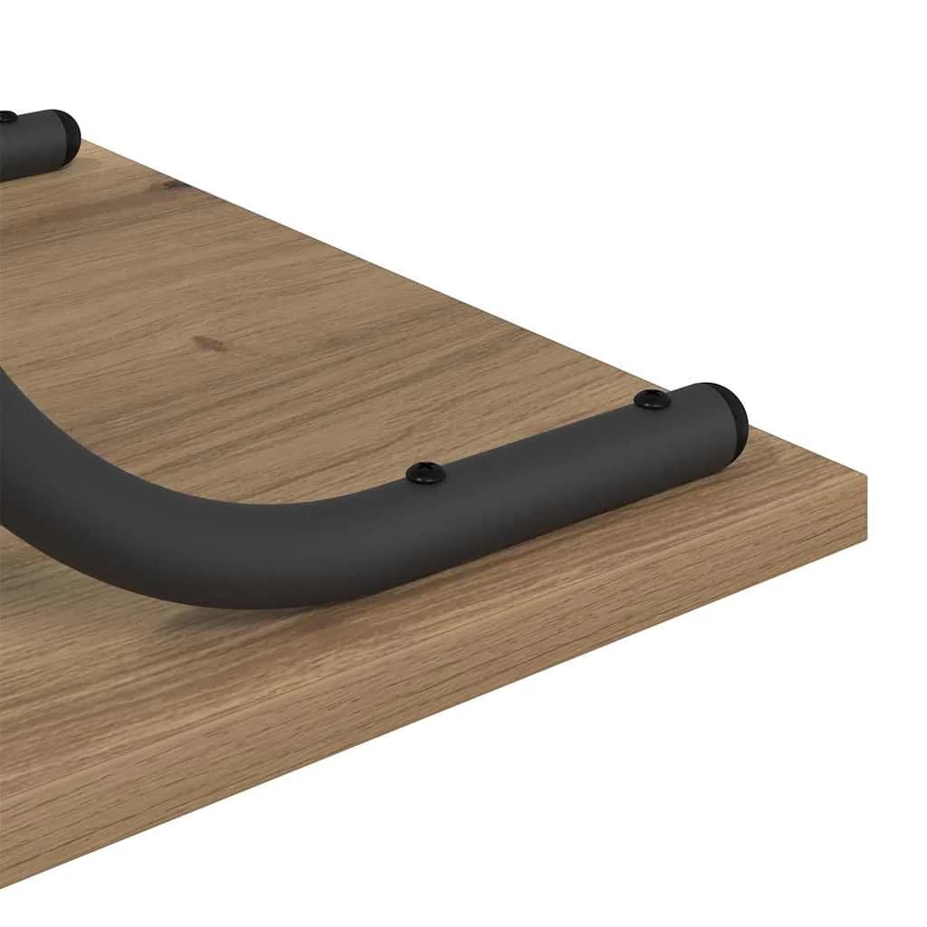 Konzolna miza Umetni hrast 101 x 35 x 80,5 cm Inženirski les - slika 9