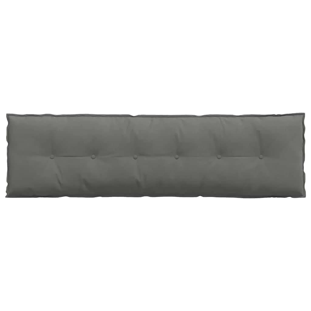 Poglavni vzglavnik Temno siva 180 x 50 cm Mikrofiber tkanina - slika 6