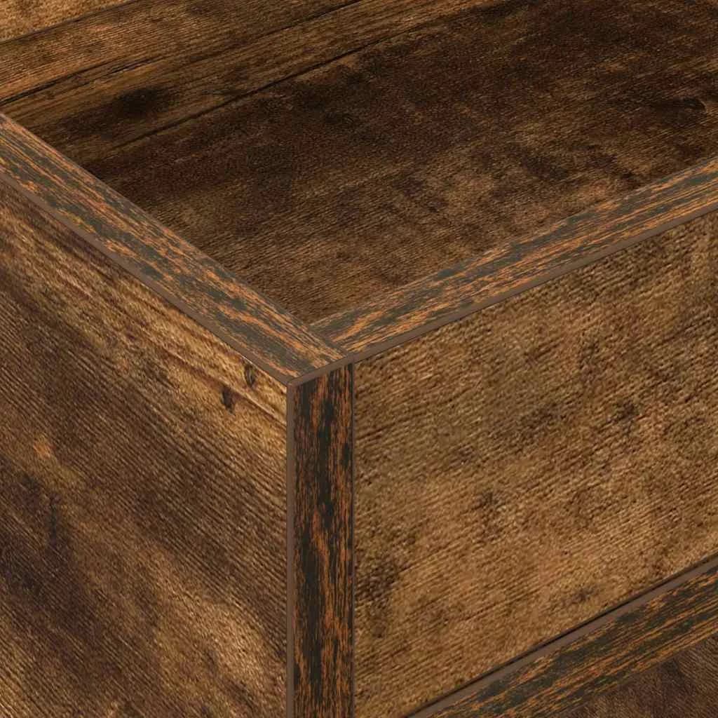 Stranska miza 2 kos Dimljeni oreh 30 x 30 x 56 cm - slika 9