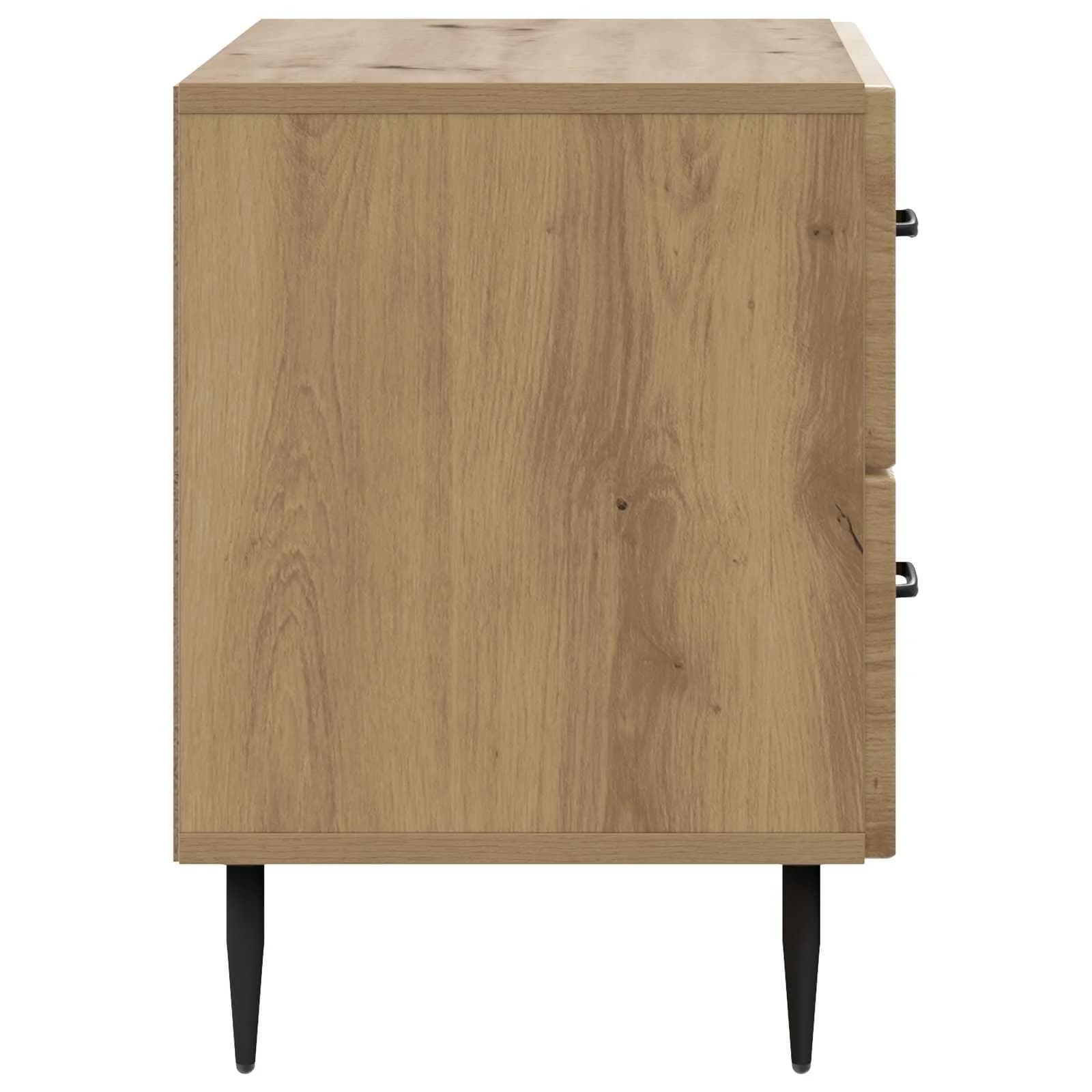Nočna omarica Artisan hrast 62 x 34,5 x 47,5 cm Inženirski les - slika 6