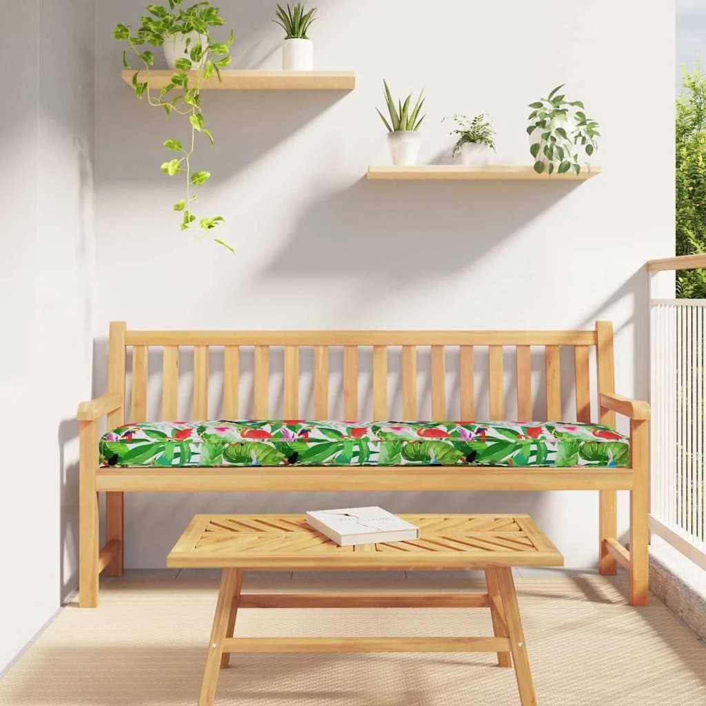 Blazina za palete Tropski gozd 200 x 40 x 8 cm Oxford blago