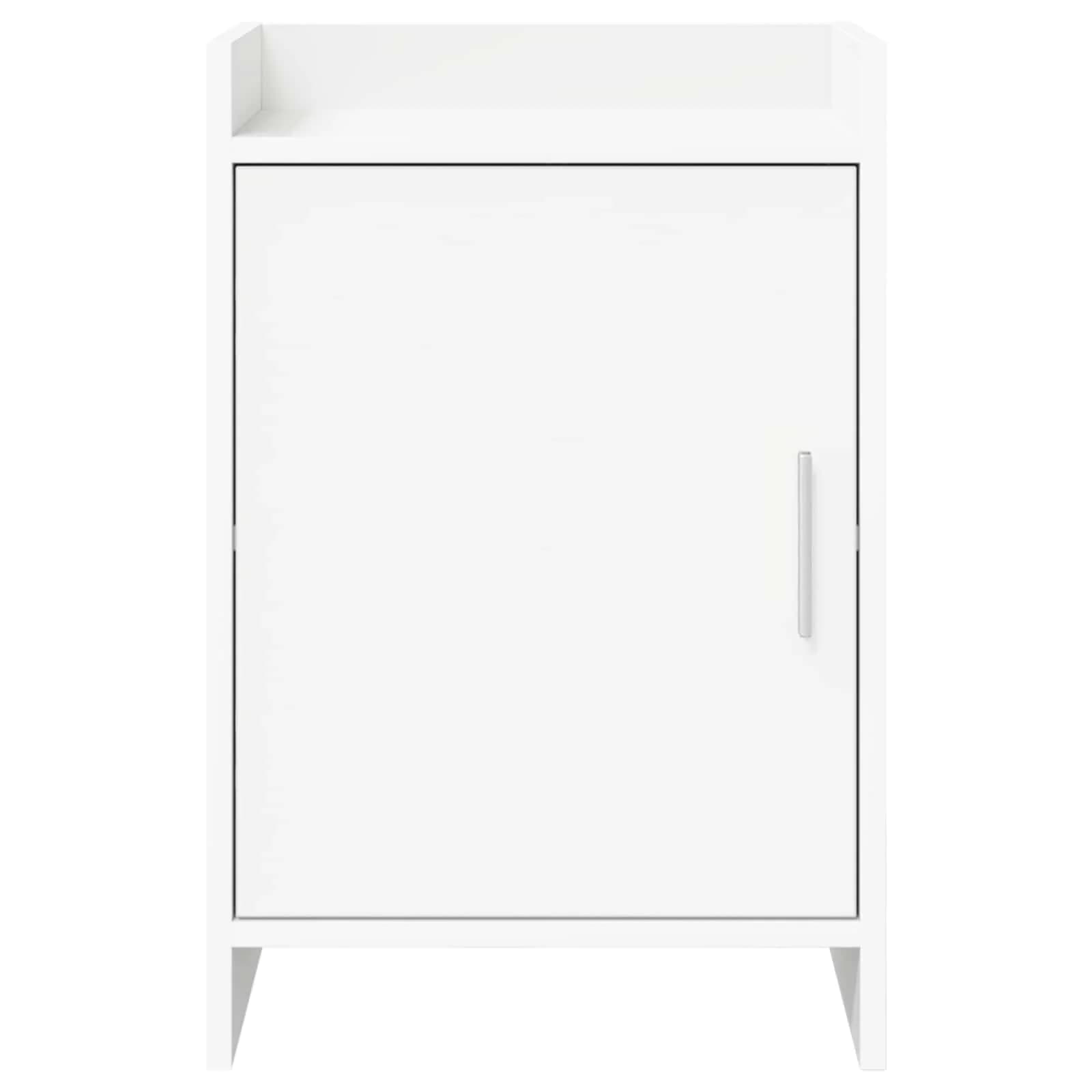 Posteljne mize 2 kos Bela 40 x 30 x 60 cm Inženirski les - slika 4
