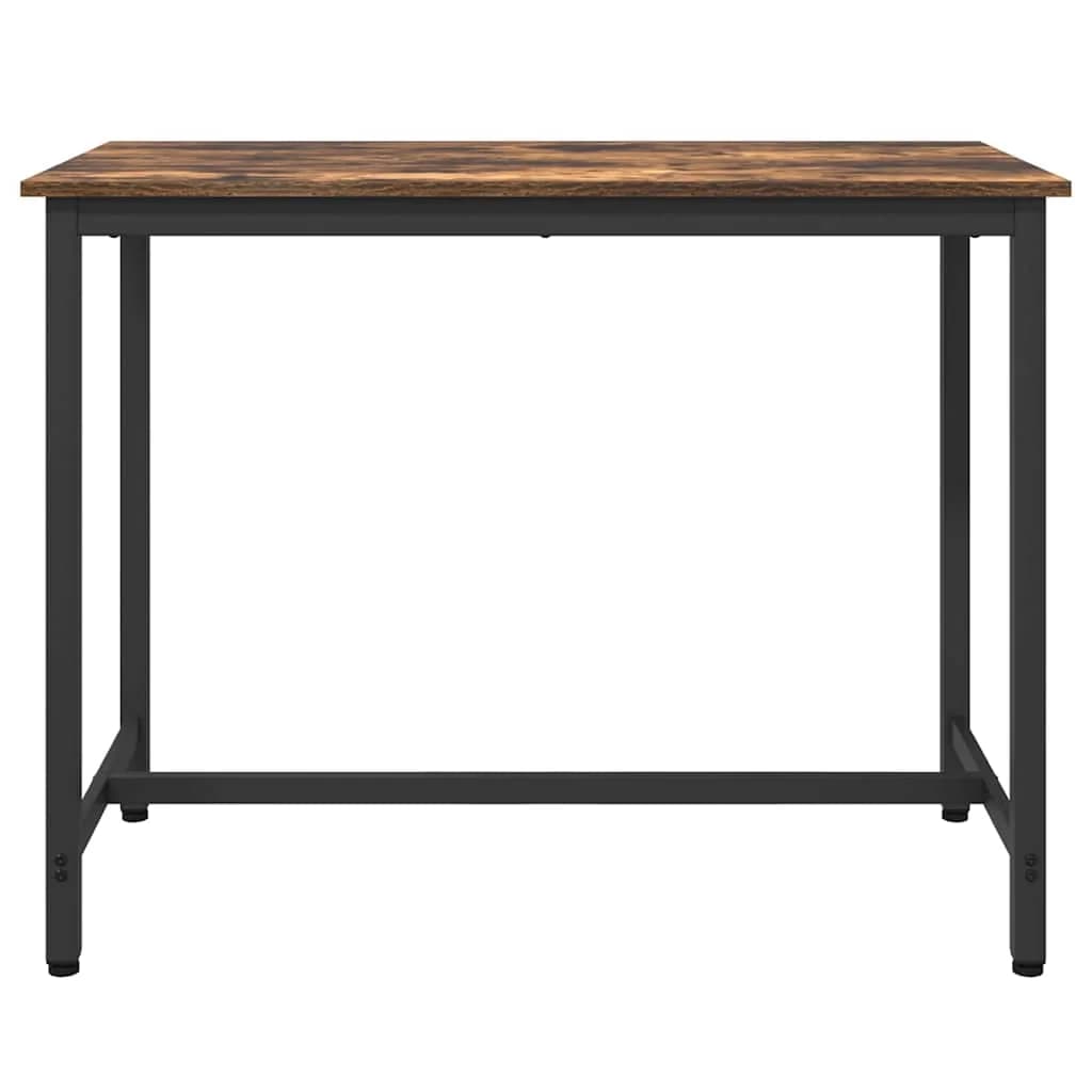 miza Dimljeni oreh 100 x 50 x 76,5 cm Inženirski les in jeklo - slika 3