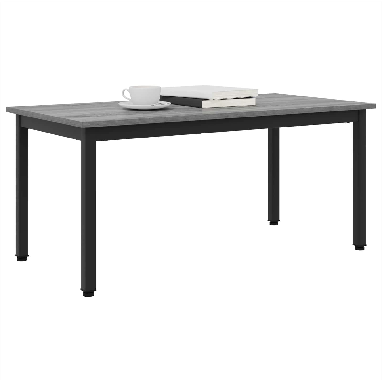 Klubska miza Siva Sonoma 100 x 50 x 45 cm Inženirski les - slika 3