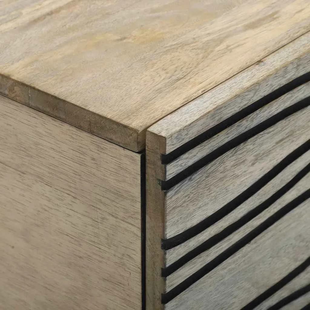 Klubska miza Bela 80 x 50 x 40 cm Inženirski les - slika 6