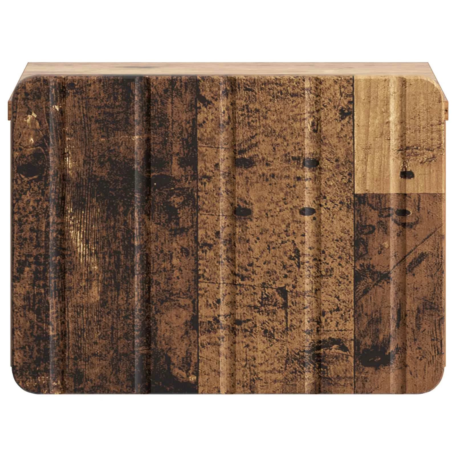 Stenski nočni omarici Star les 33 x 34,5 x 24 cm Inženirski les - slika 5