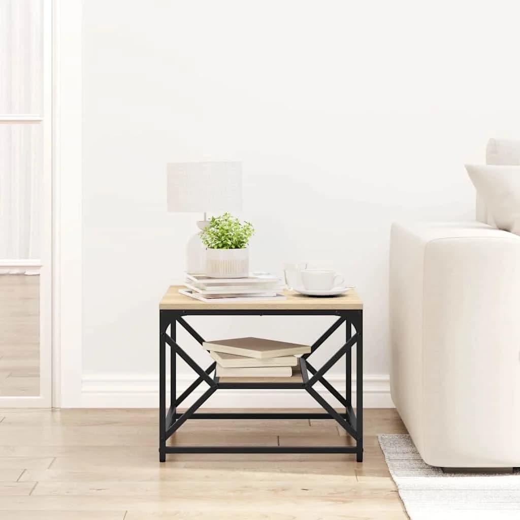 Klubska miza Sonoma hrast 51 x 50 x 40 cm - slika 4
