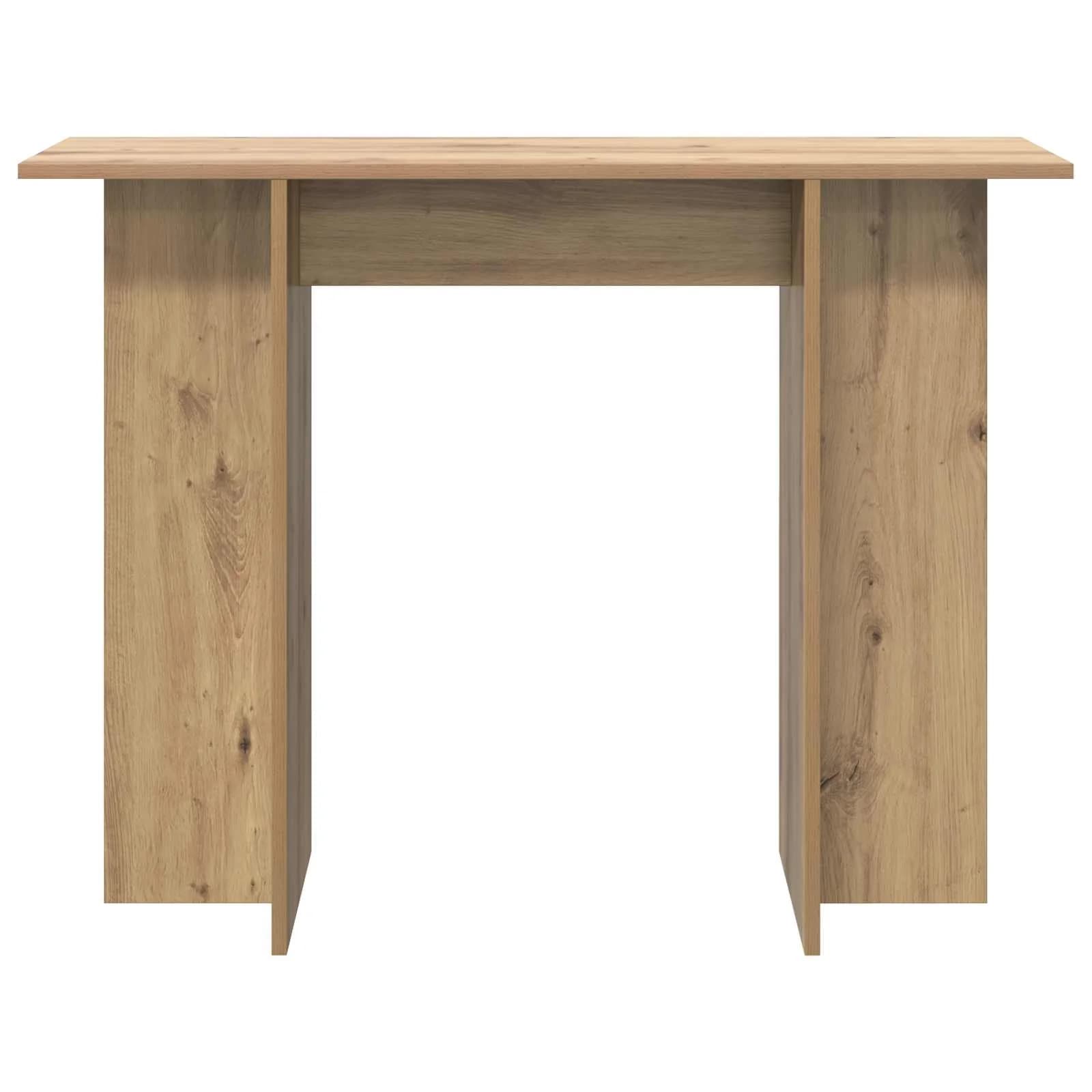 Konzolna miza Artisan hrast 100 x 30 x 75 cm Inženirski les - slika 5