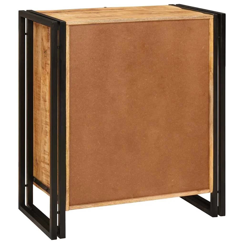 Nočna omarica Rjava 66 x 35 x 76 cm Trd, grob mango les - slika 7