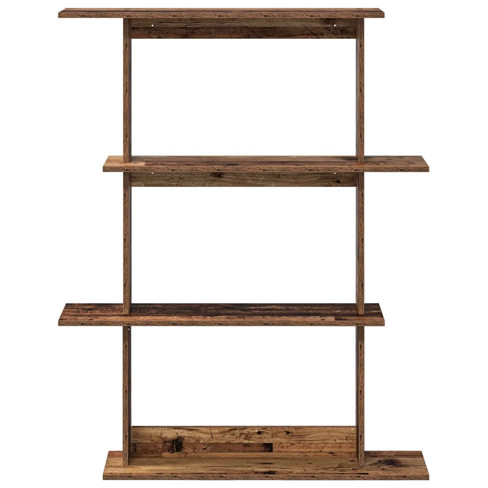 Stenska polica Star les 100 x 20 x 126 cm Inženirski les - slika 4