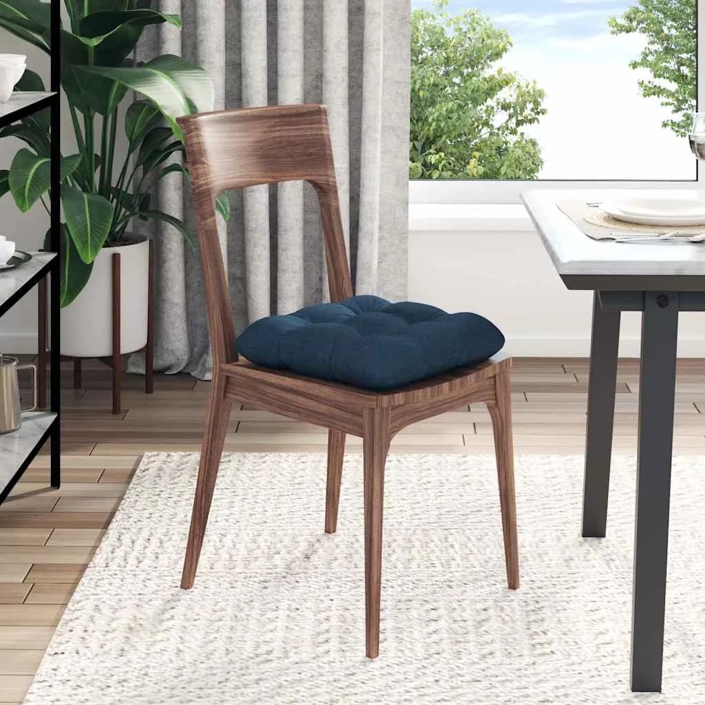 Sedežne blazine 4 kos Blago Modra 40 x 40 x 12 cm - slika 4