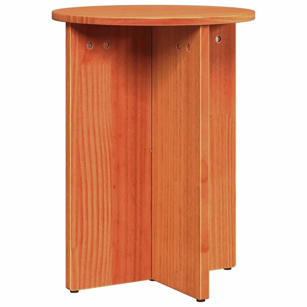 Klubska miza 2 kos Voskast rjav 41,5 x 41,5 x 46 cm - slika 5