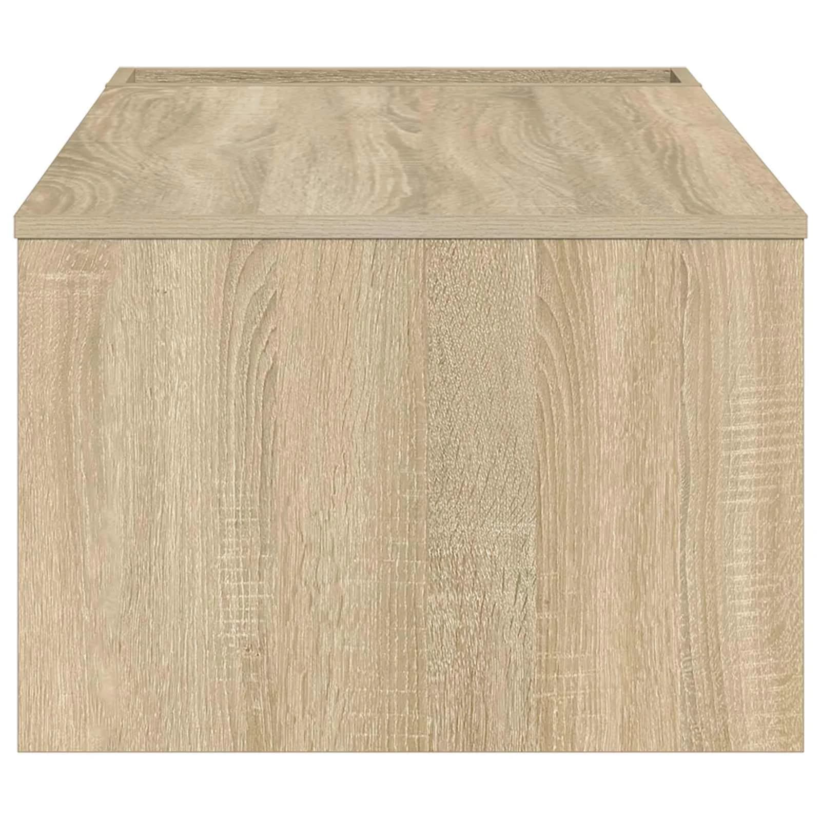 Klubska miza Sonoma hrast 95 x 50 x 34 cm Inženirski les - slika 6