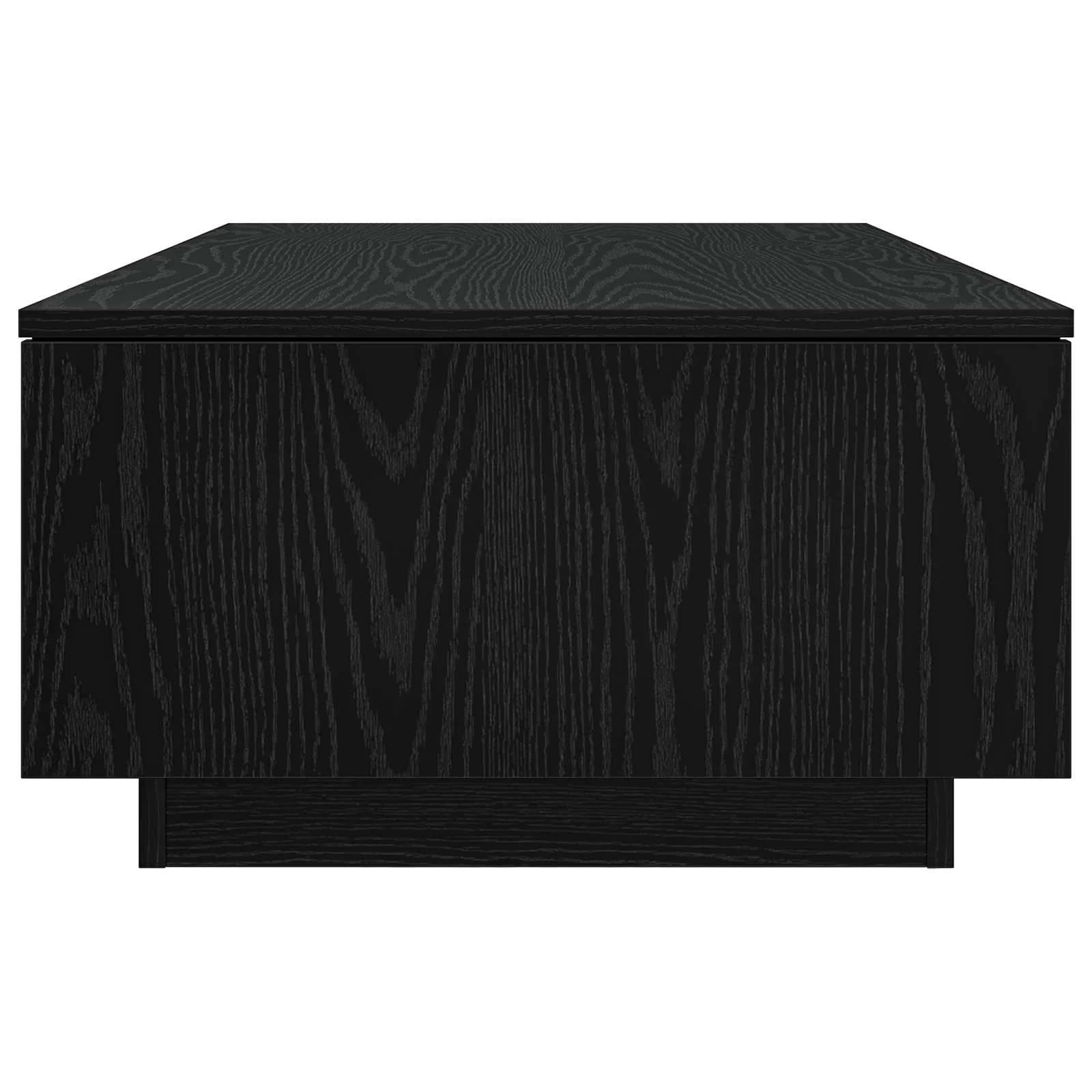 Klubska miza Črna Orehovina 95 x 55 x 31 cm Inženirski les - slika 7