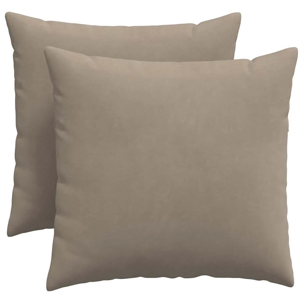 Blazine za kavč 2 pcs Taupe 50 x 50 cm blago - slika 2