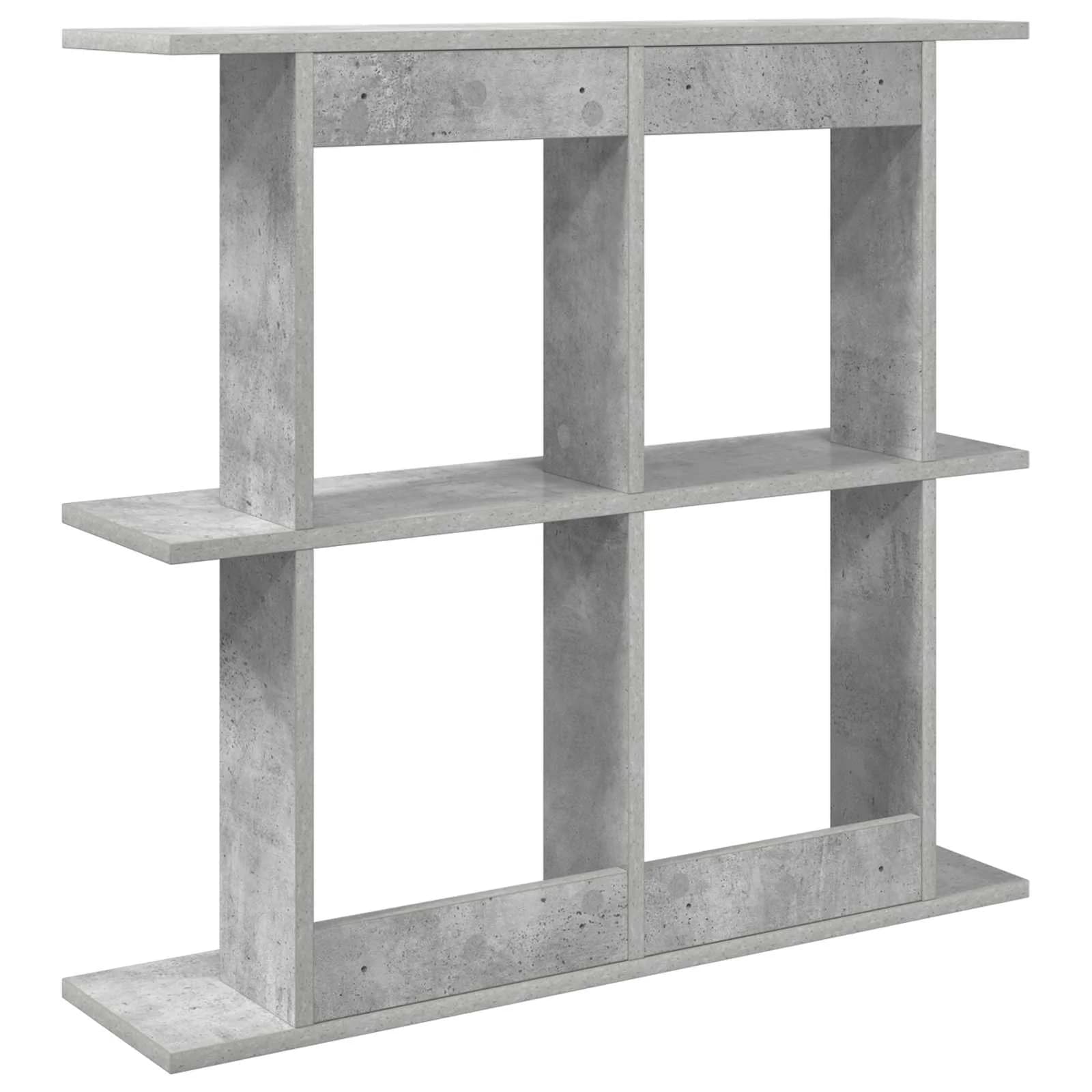 Stenska polica Montaža za steno Betonsko siva 100 x 20 x 75 cm - slika 6