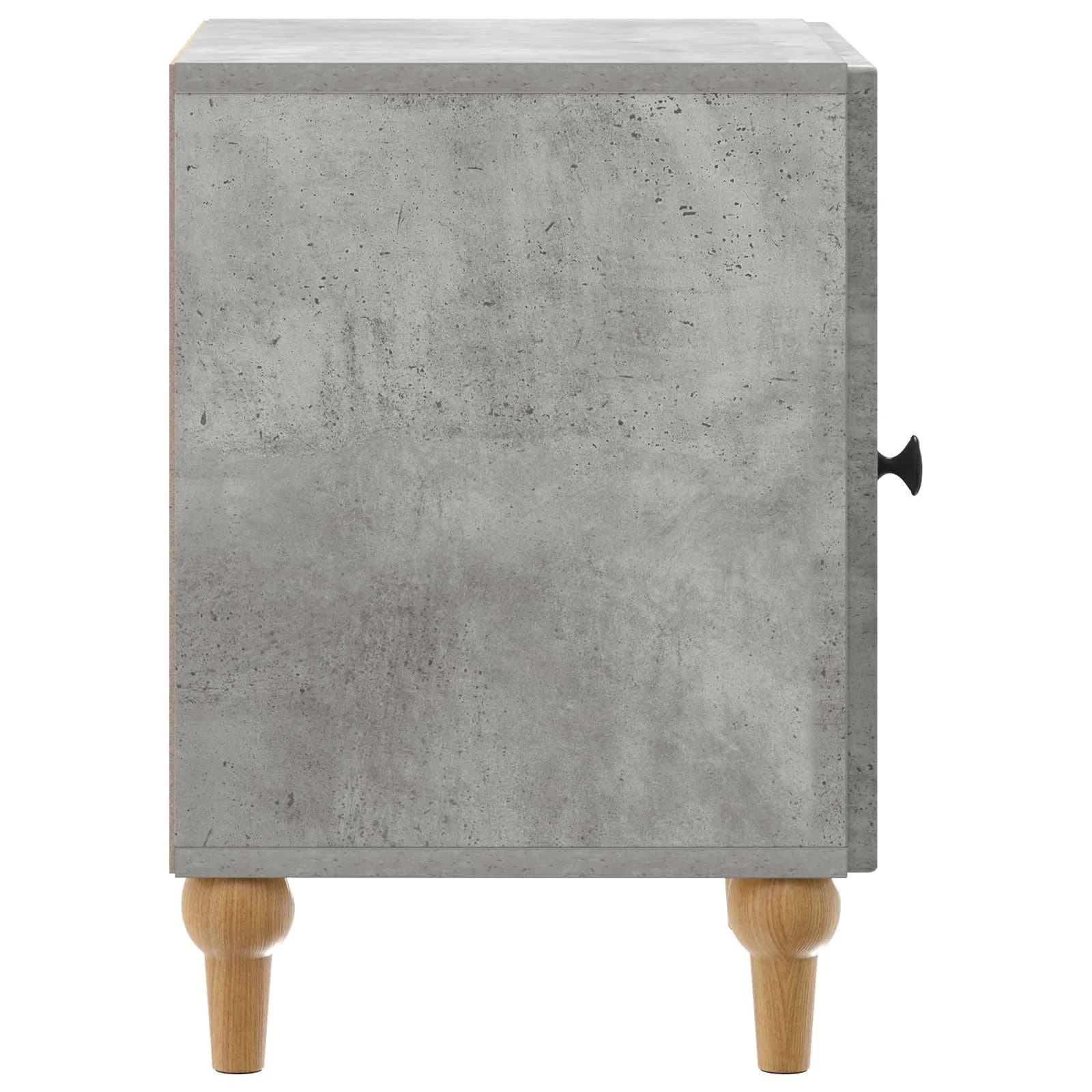 Nočna omarica 2 kos Betonsko siva 43 x 34,5 x 50 cm - slika 8