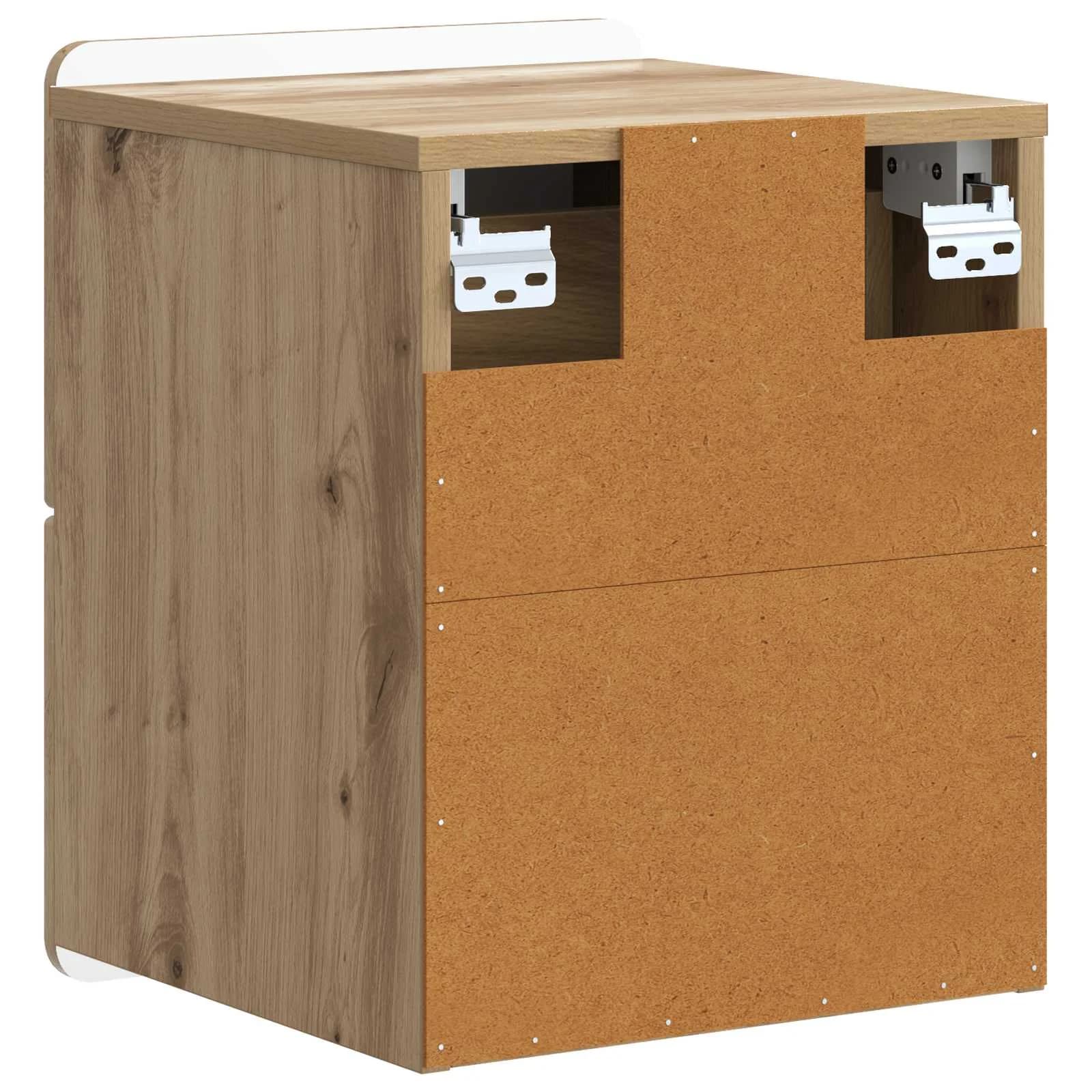 Stenski nočni omarici Artisan hrast 33 x 34,5 x 43 cm - slika 7