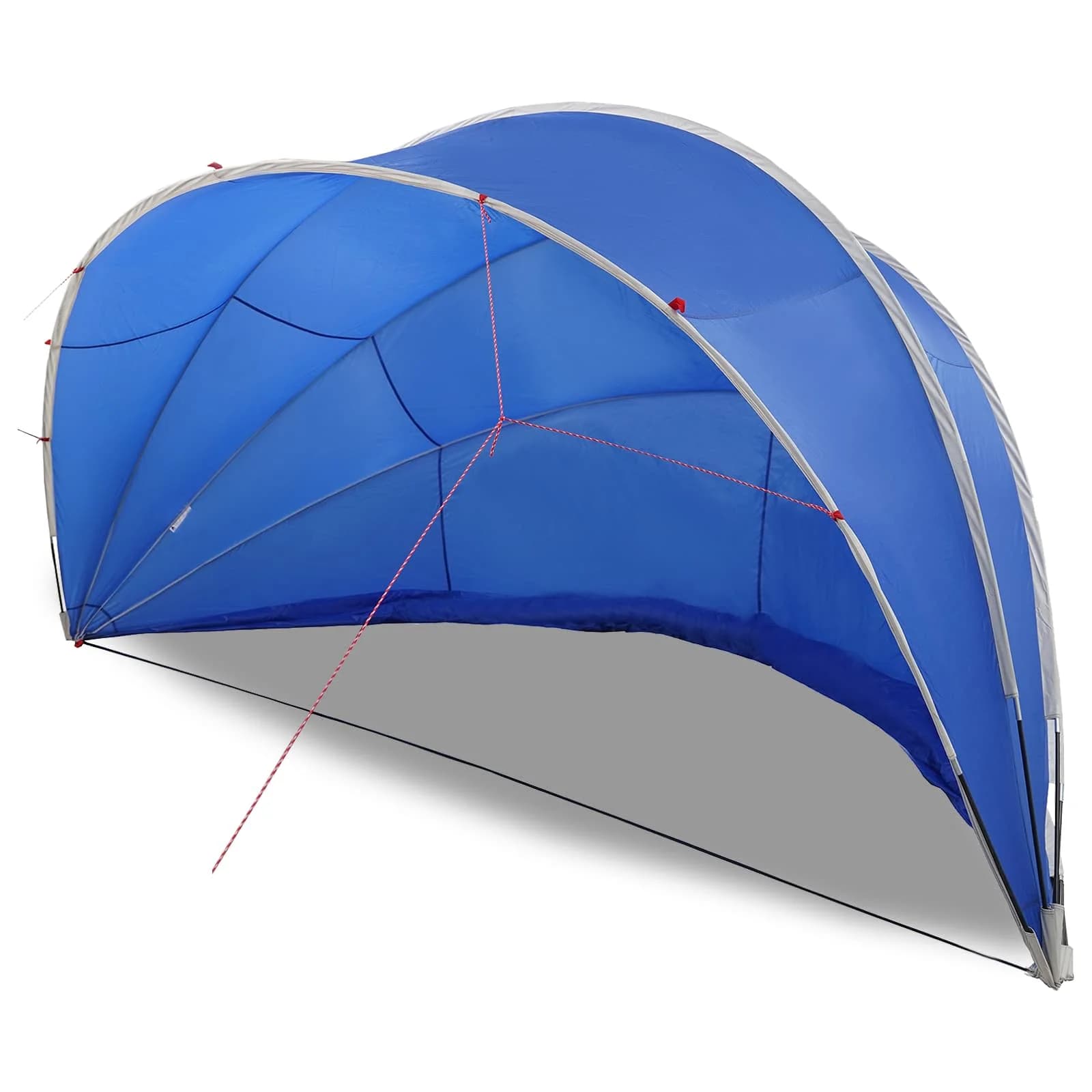 Paviljon za bazen 546 x 516 x 250 cm Azurna modra - slika 3