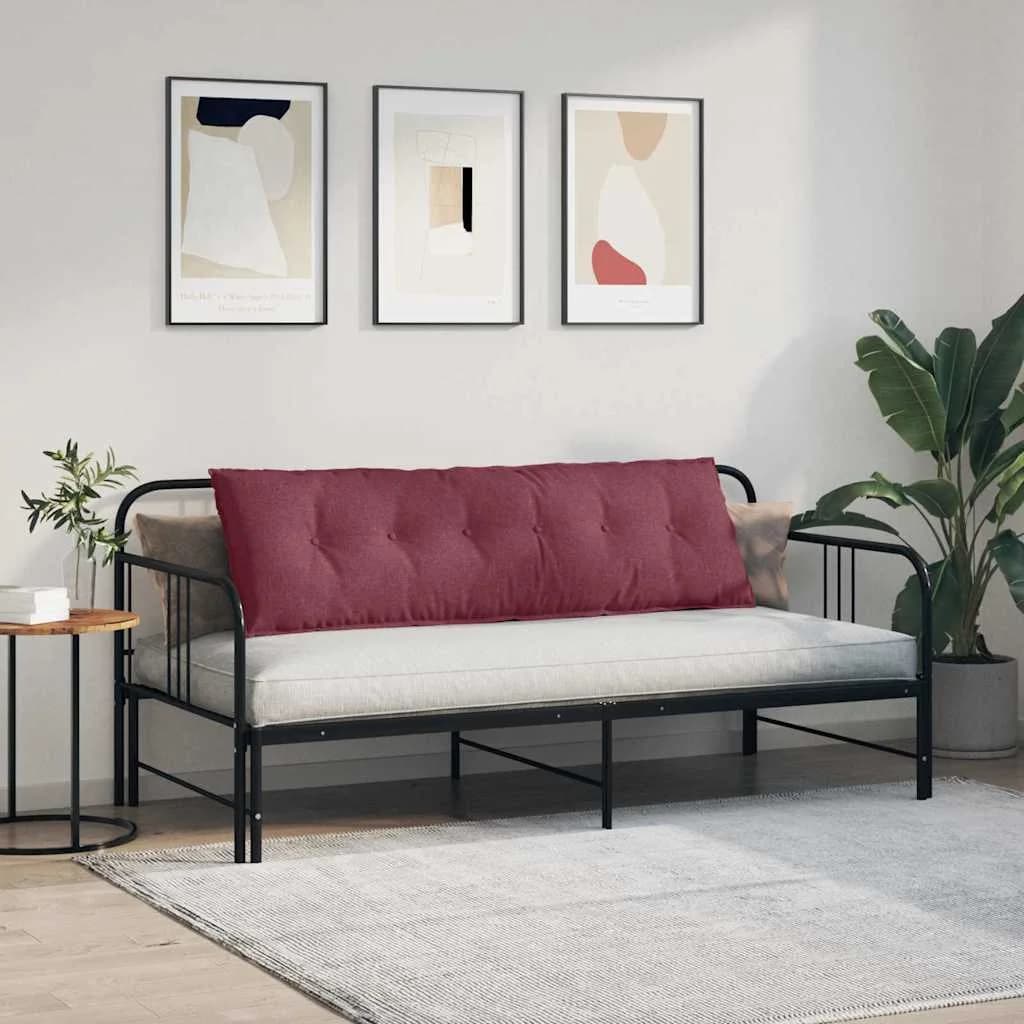 Poglavni vzglavnik Vinorodna rdeča 160 x 19 x 50 cm blago - slika 4