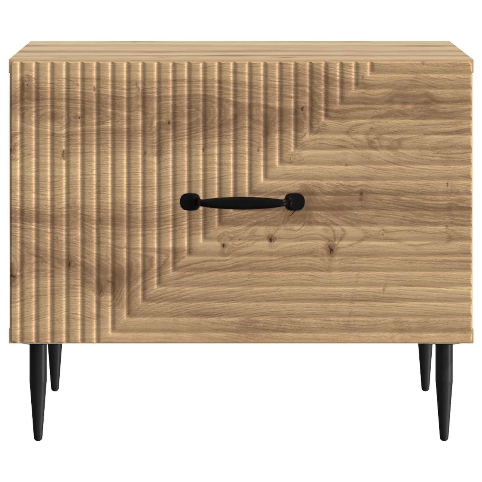 Klubska miza Artisan hrast 49 x 50 x 40 cm Inženirski les - slika 5