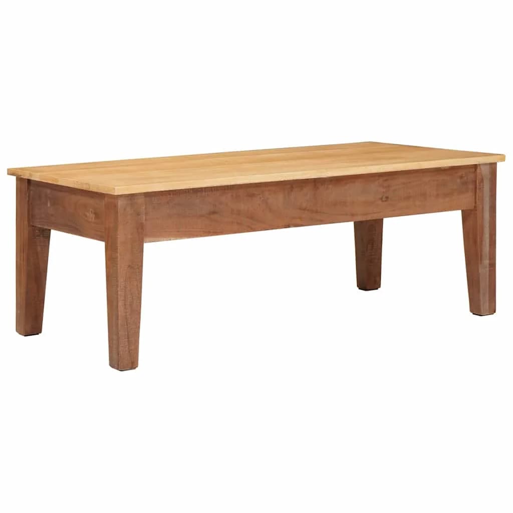 Klubska miza Rjava 110 x 55 x 40 cm Masiven les manga - slika 7