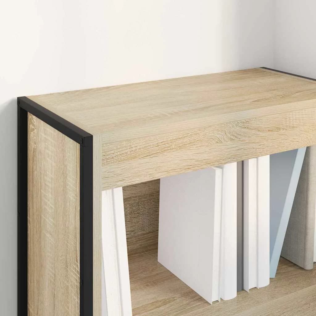 Knjigovni omar 60 x 30 x 86,5 cm Inženirski les Sonoma - slika 4