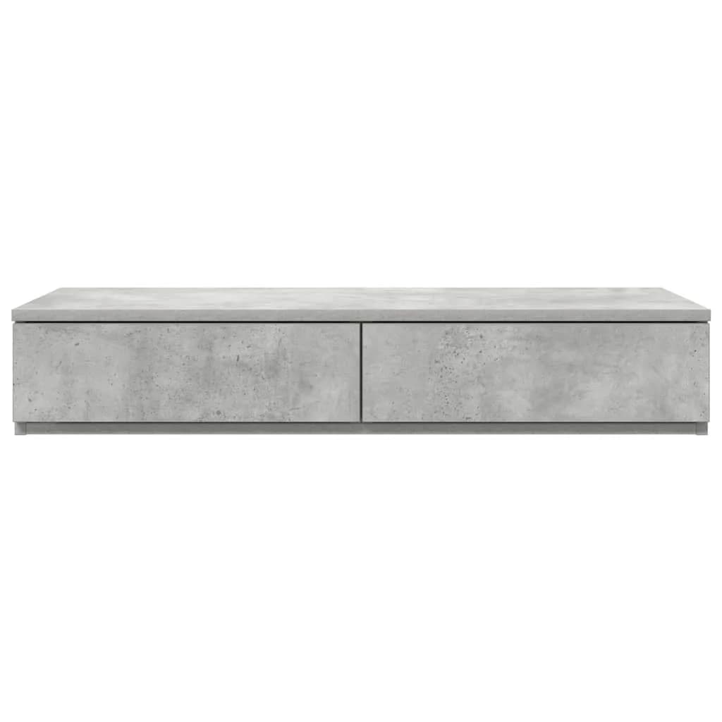 Posteljni predali s predalom Betonsko siva 80 x 36,5 x 16,5 cm - slika 6