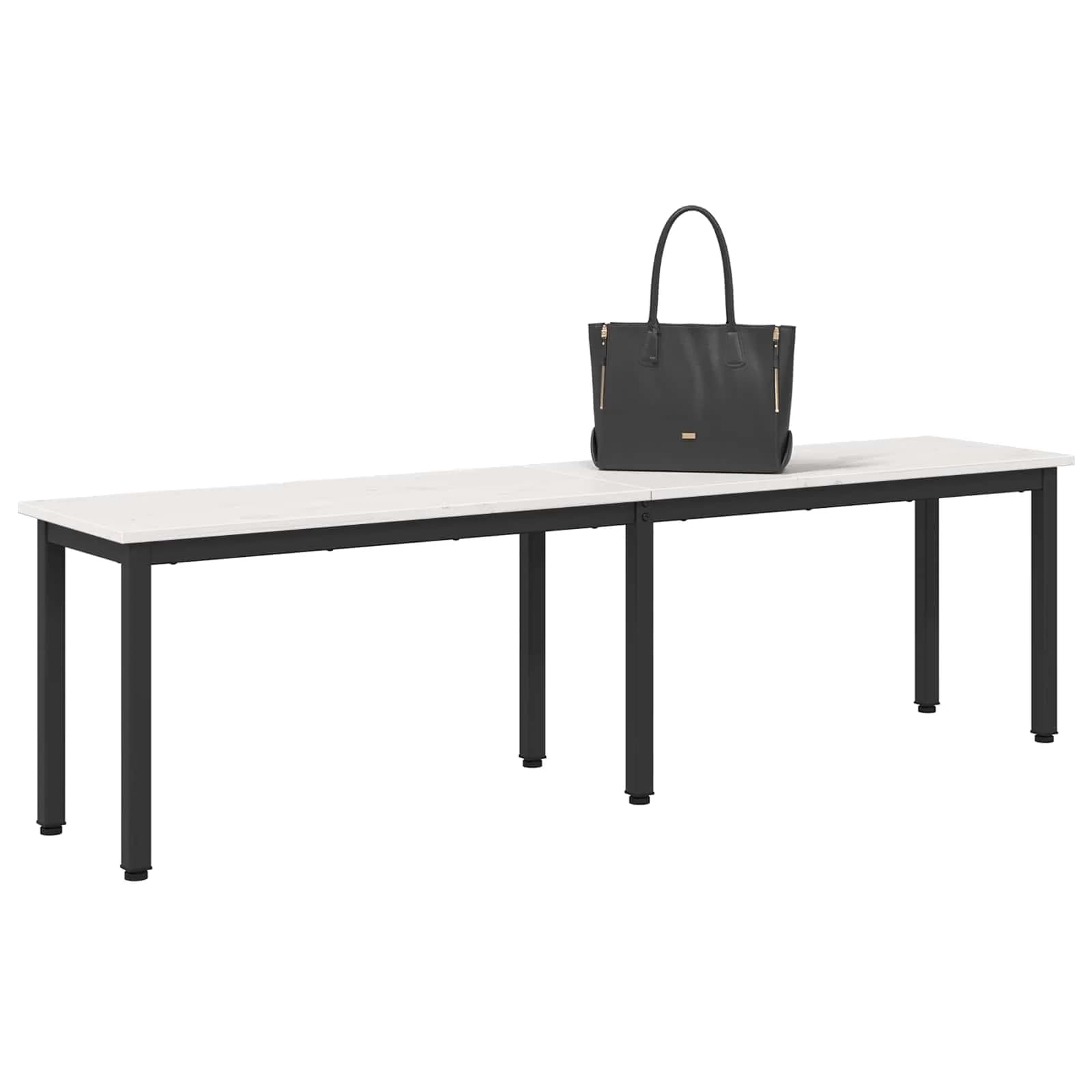 klop Bela 160 x 35 x 45 cm Masivno borovo les - slika 3