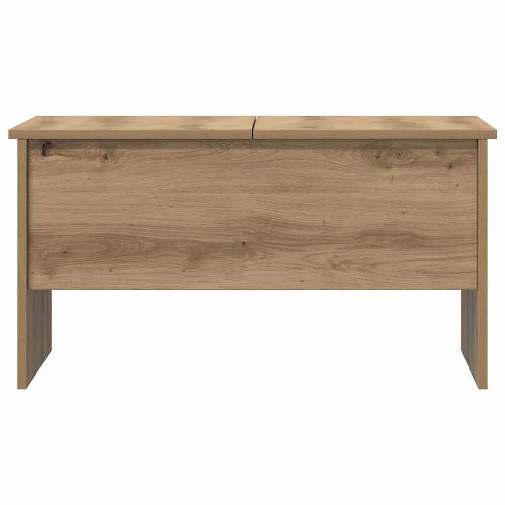 Klubska miza Umetni hrast 102 x 50,5 x 46,5 cm Inženirski les - slika 6