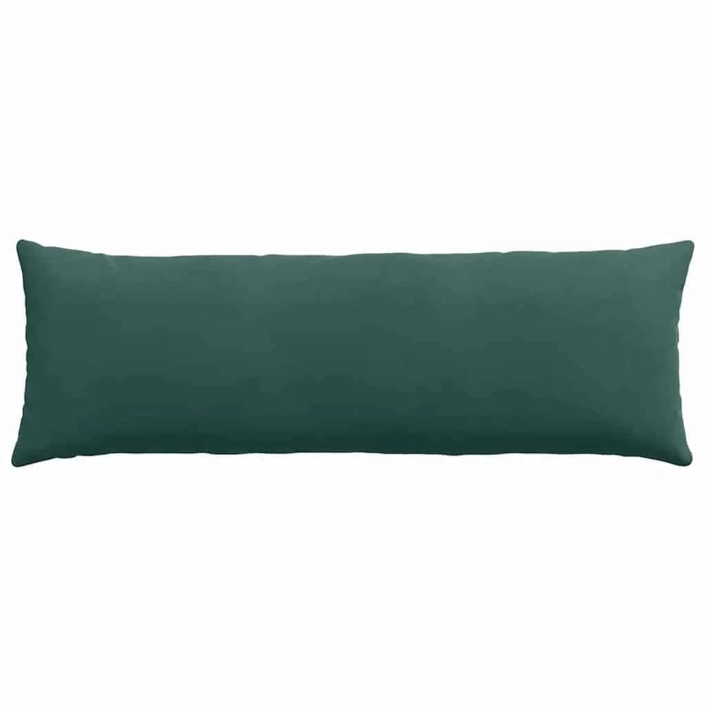 Blazine za kavč 2 pcs Temno zelena 120 x 40 cm Žametna tkanina - slika 6