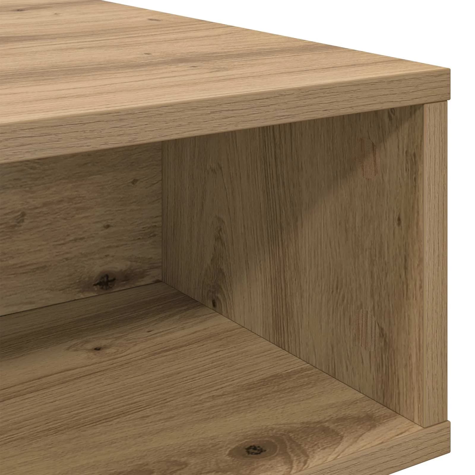 Klubska miza Umetni hrast 105 x 50 x 32,5 cm Inženirski les - slika 8