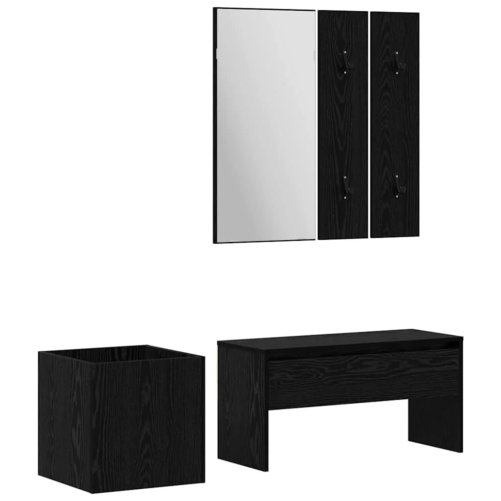 Komplet pohištva za predsobo 5 kos 80 x 30,5 x 40 cm - slika 2