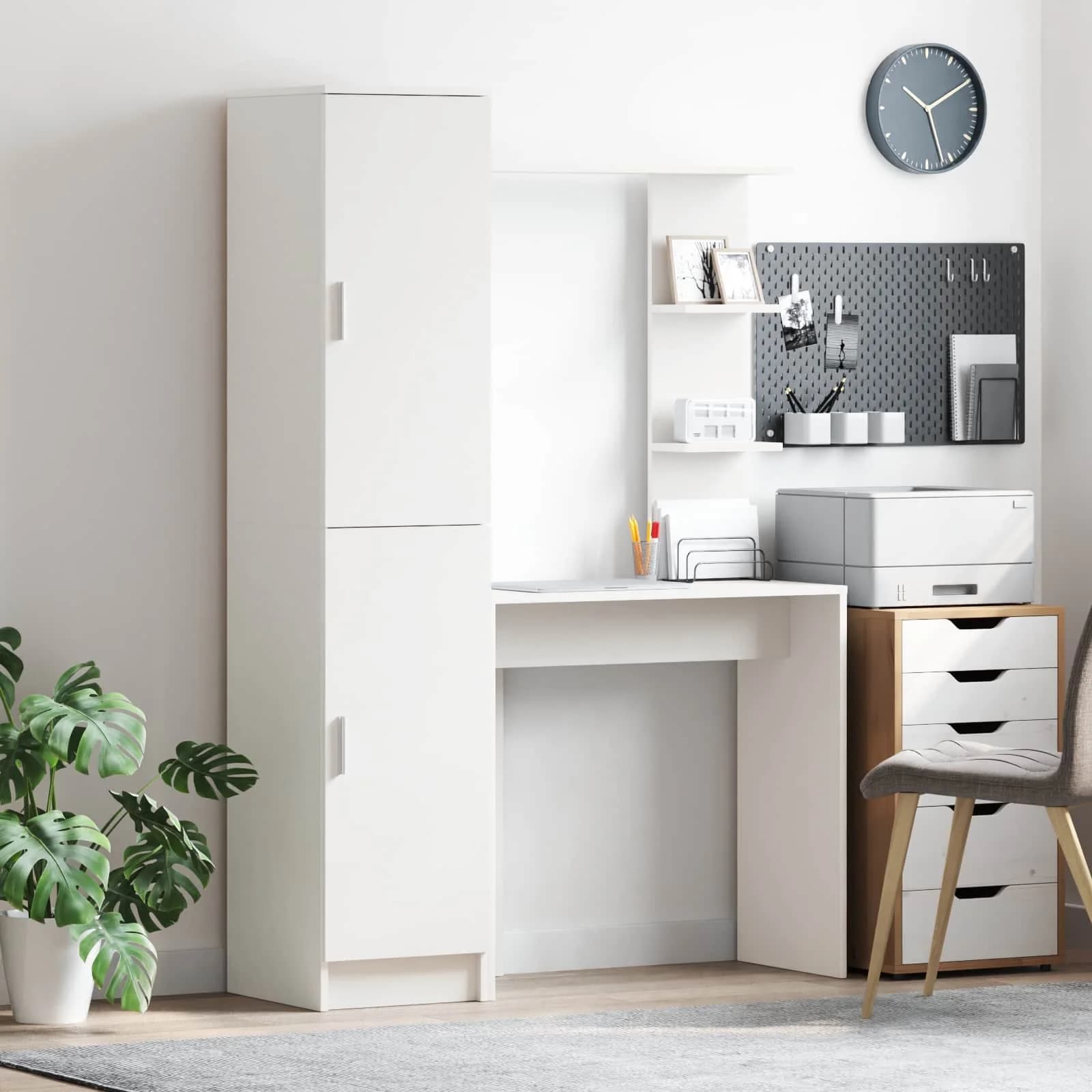 Miza Bela 113.5 x 39 x 168 cm 2 kos