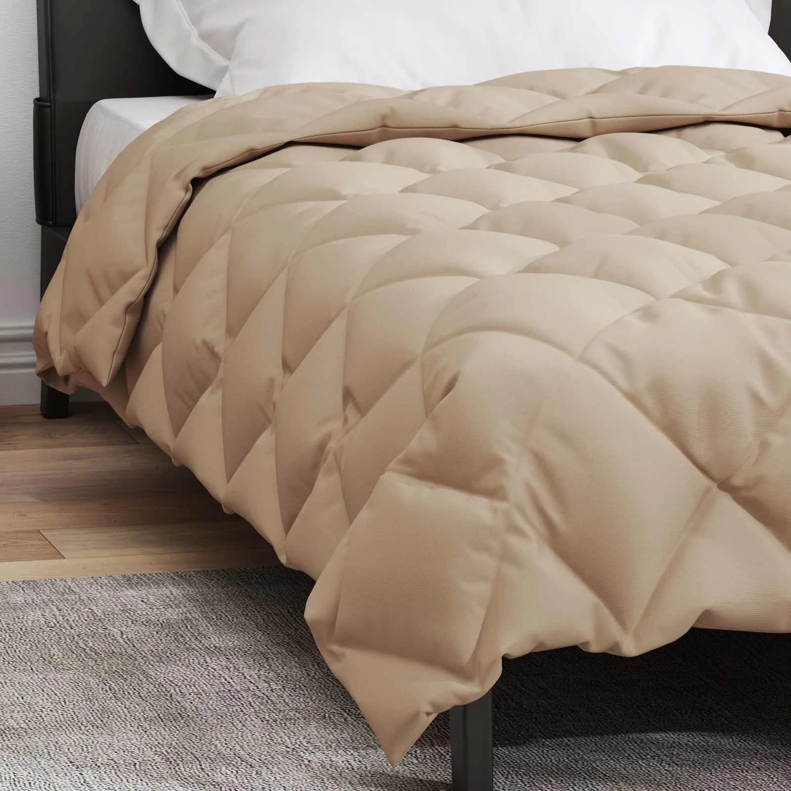 Zimska posteljnina 135 x 200 cm 450 gsm Taupe - slika 4