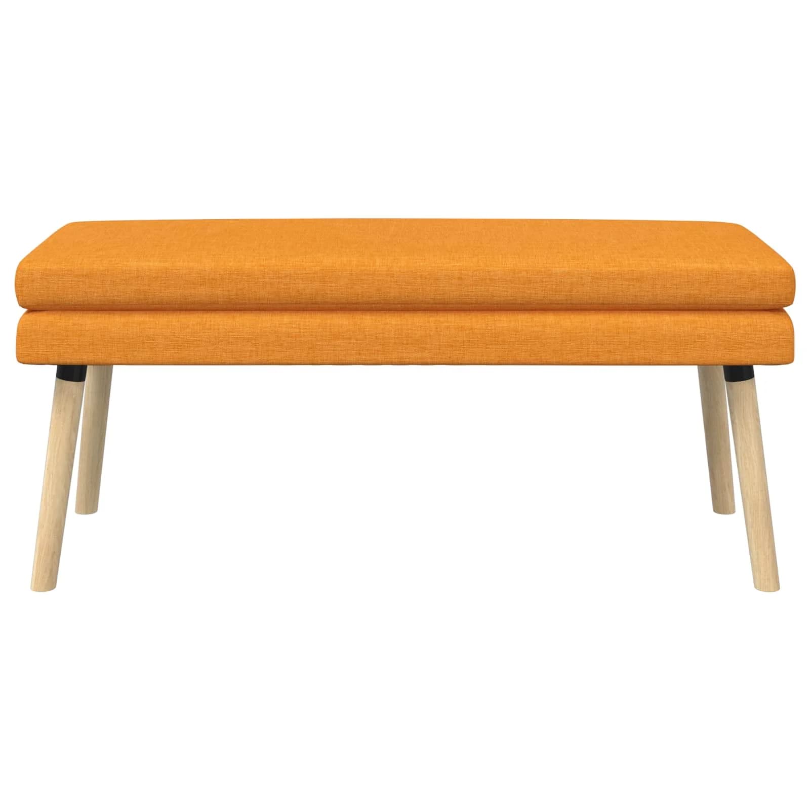 Dvojna klop Temno rumena 110 x 40 x 47 cm Blago - slika 5