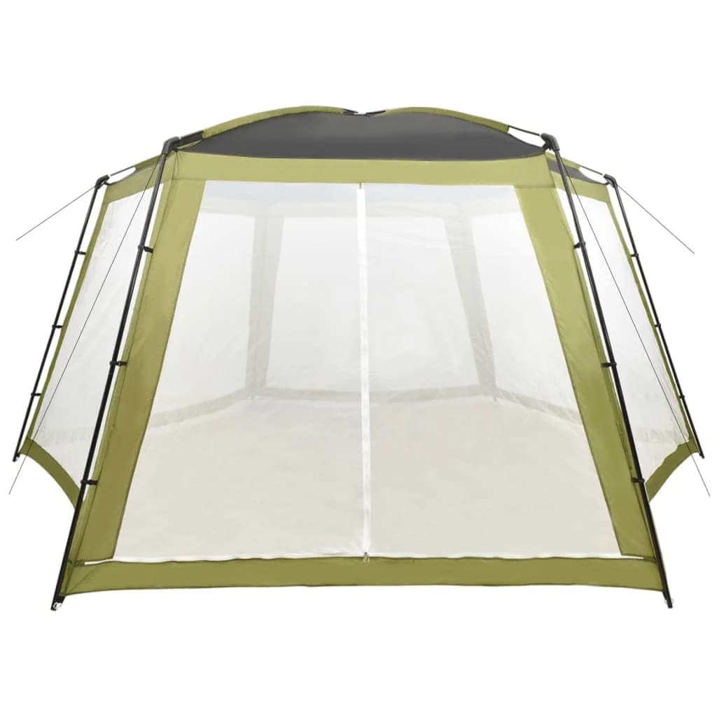 Šotor za bazen iz blaga 660x580x250 cm zelen - slika 2