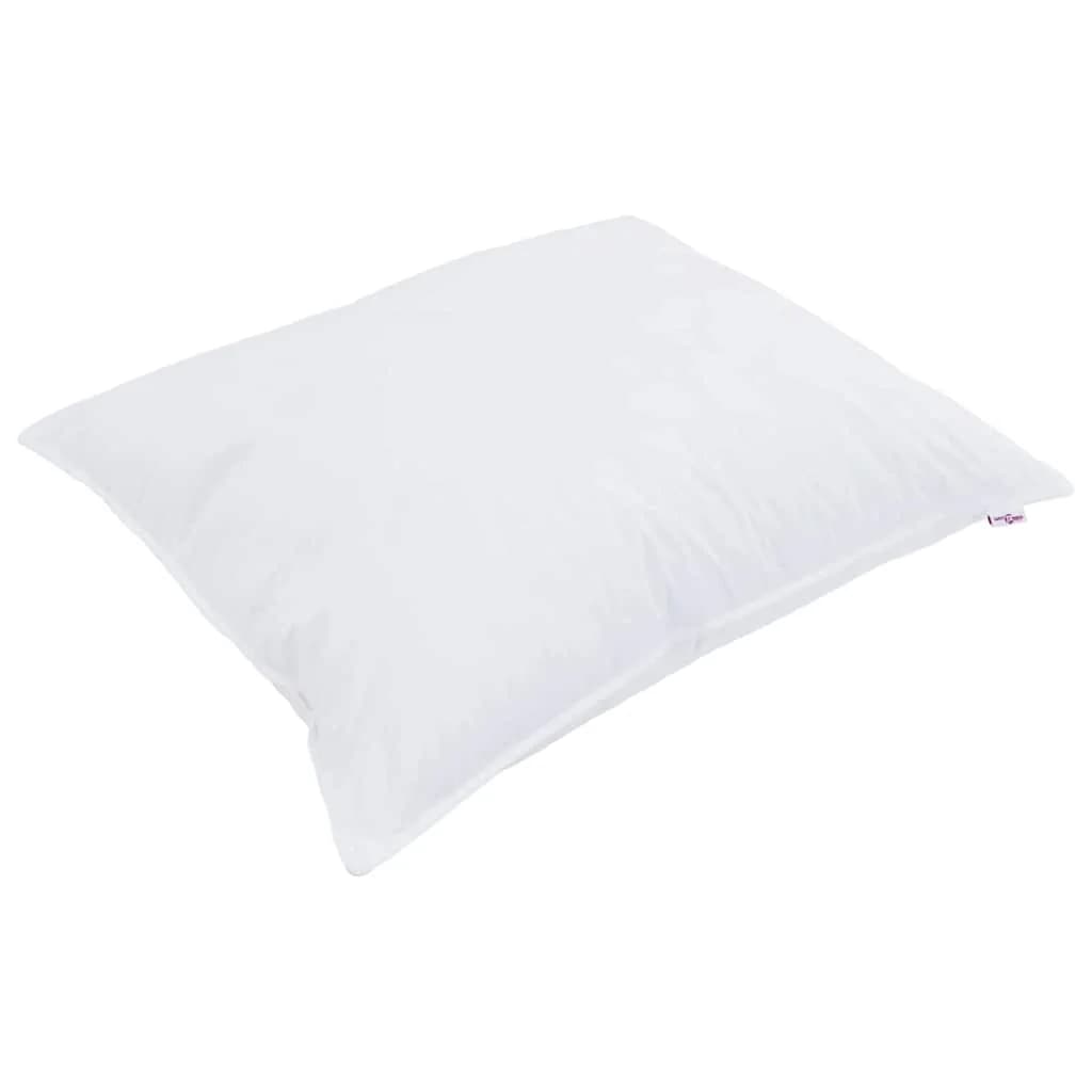 Vzglavnik 2 kos 60 x 80 cm Bombaž Bela - slika 4