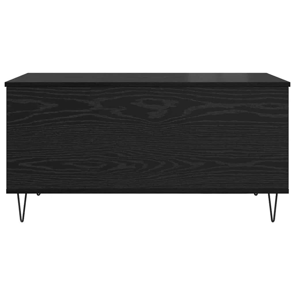 Klubska miza Črni hrast 90 x 44.5 x 45 cm Inženirski les - slika 6