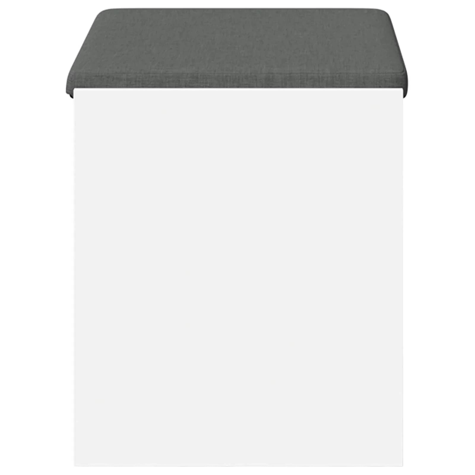 Haldna klop Bela 63 x 38 x 45 cm Oblikovan Les in Tkanina - slika 6