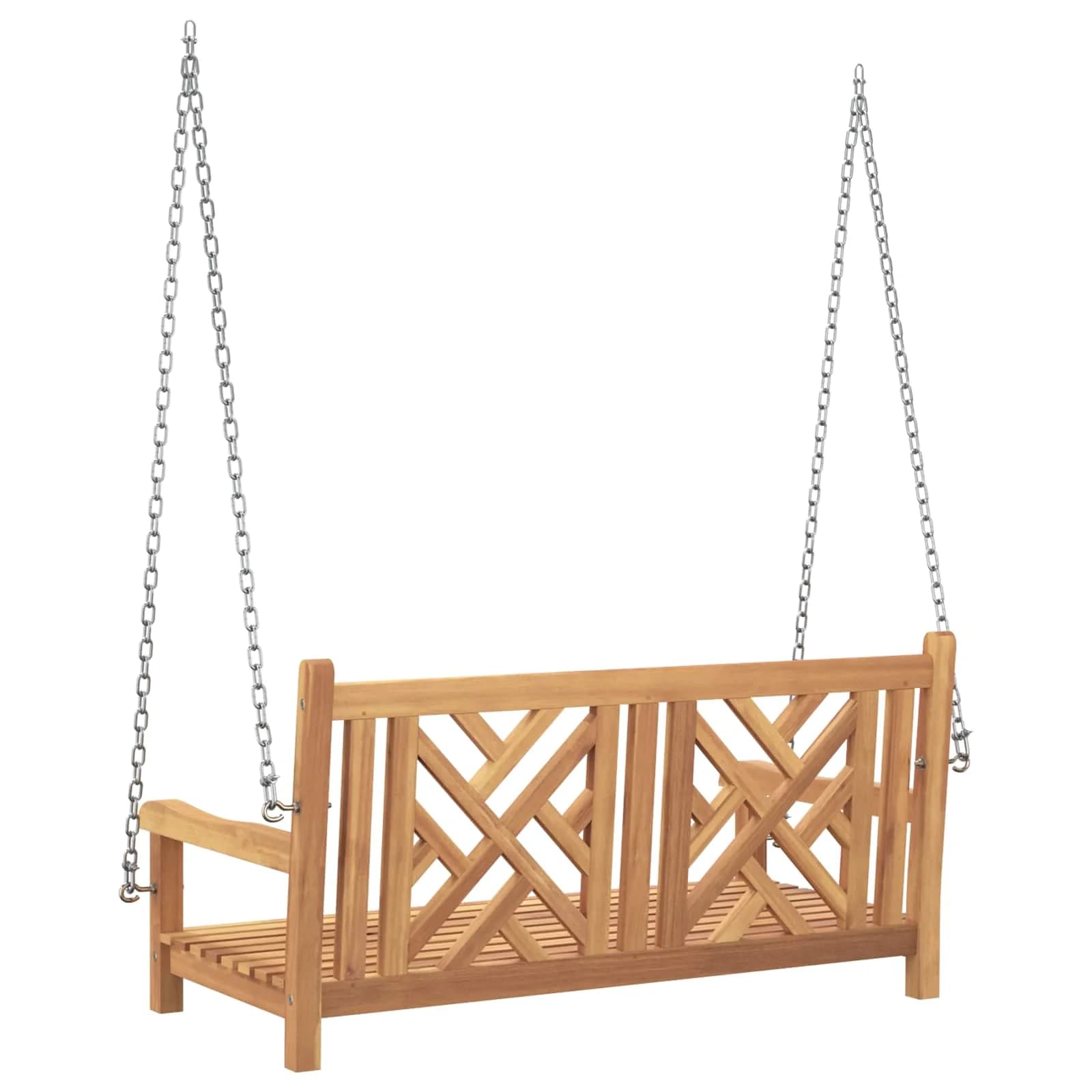 Gugalnica za vrt 114 x 60 x 64 cm Trden tikov les - slika 4