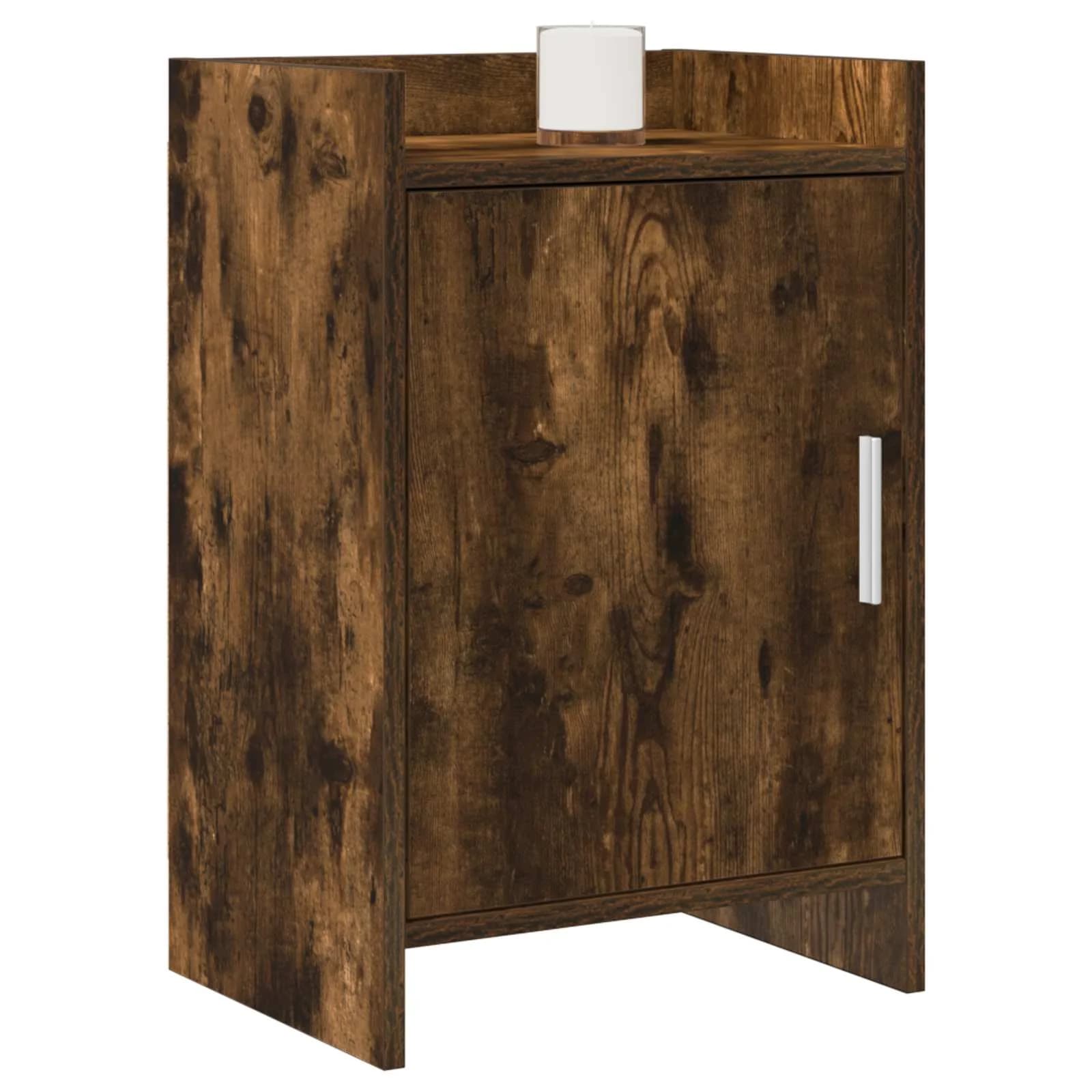 Posteljne mize 2 kos Dimljen hrast 40 x 30 x 60 cm - slika 2