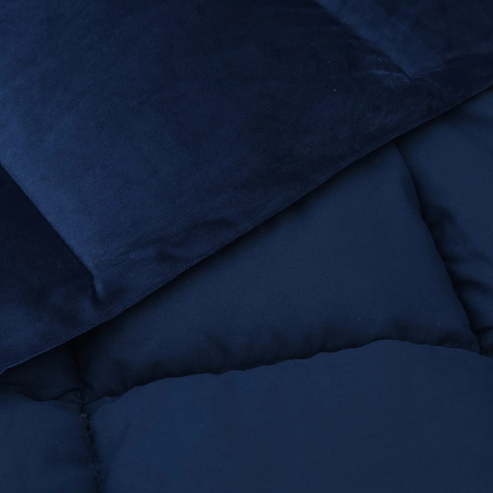 Zimska posteljnina Temno modra 220 x 240 cm Mikrovlakna - slika 5