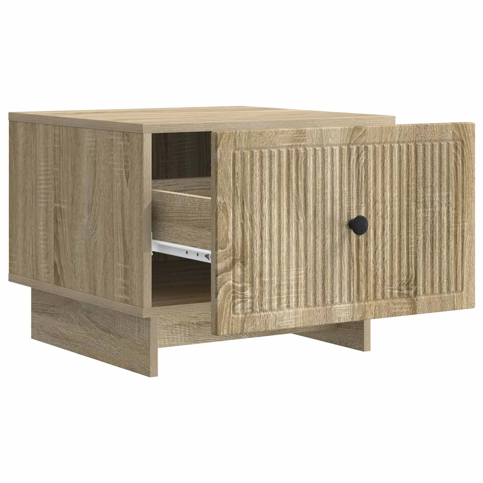 Klubska miza Sonoma hrast 49 x 50 x 40 cm Inženirski les - slika 4